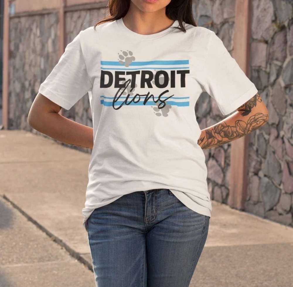 Detroit Lions Tshirt Game Day Tshirt Detroit Grit Lions Fan